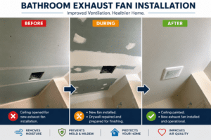 Bathroom Exhaust Fan Installation A Small Upgrade That Makes a Big Difference