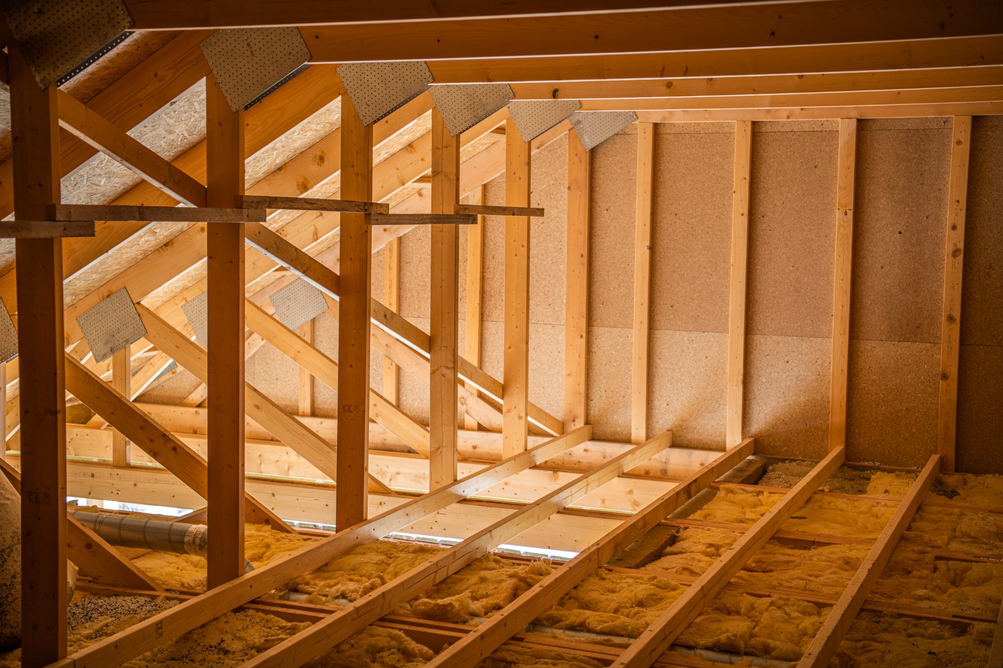 Attic framing and structural timbers
